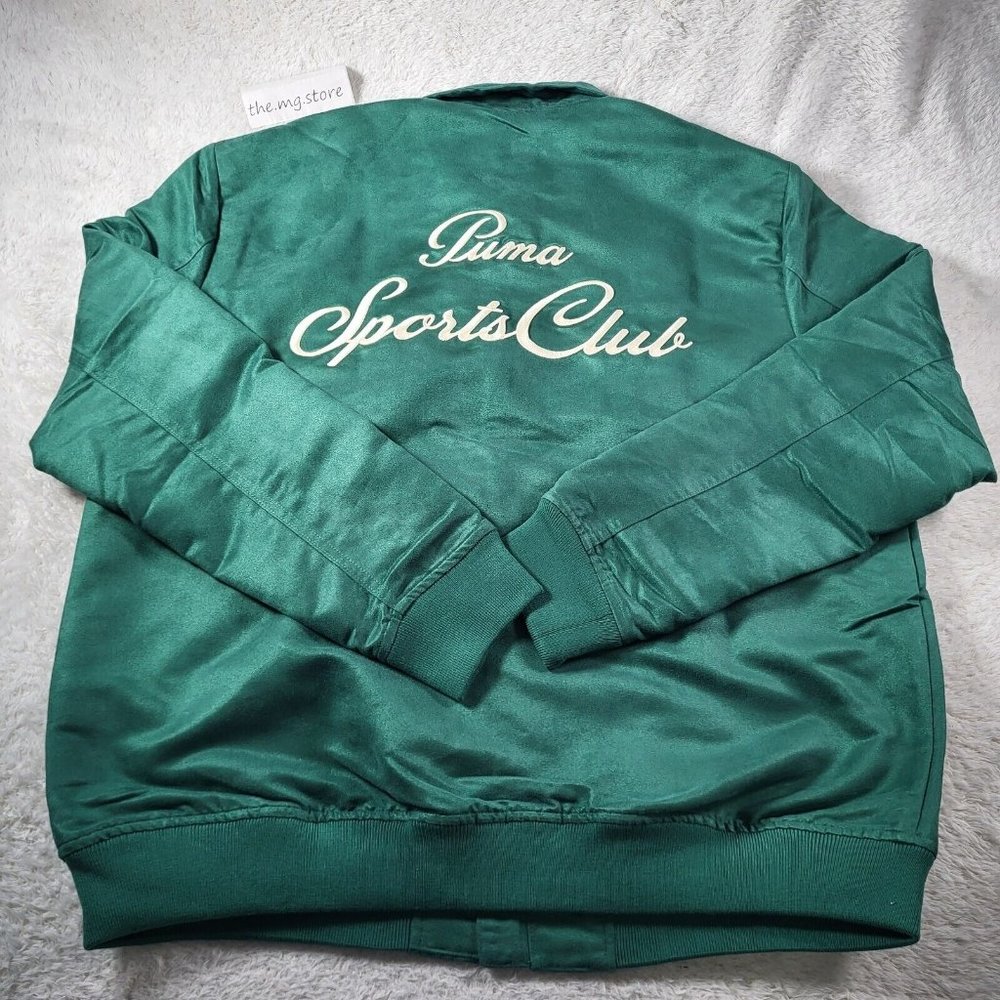 Puma 'macht's mit qualitat' harrington jacket Green Mens Sz Large NWT - Picture 4 of 14